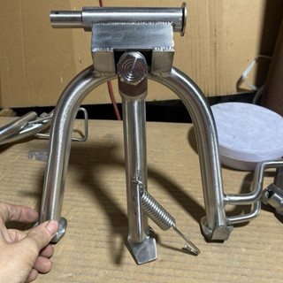  Bộ chống đứng + chống nghiêng   combo cốt + ốc+ lò xo+ cao su  inox 304 các dòng xe 