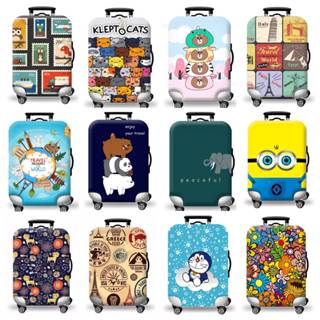 Túi bọc vali NICE TRIP vải thun lạnh co giãn tốt, hình in 2 mặt rõ nét, áo trùm vali chống trầy