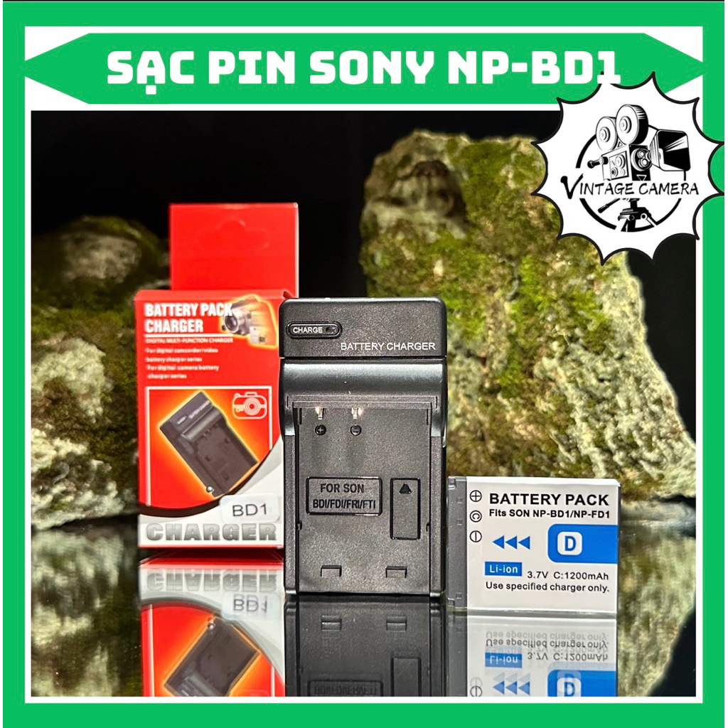 Sạc Sony NP-BD1(sạc thay thế)dùng cho pin Sony NP-BD1