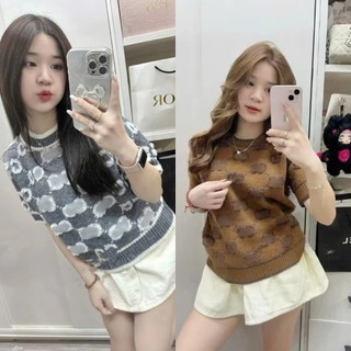 áo len nữ, áo len nữ tay cộc hộc tiết siêu xinh dành cho các nàng hothit 2025 c27