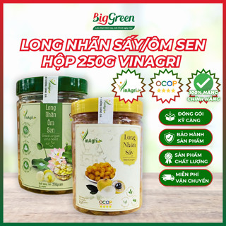  Long Nhãn Ôm Sen Sấy Điện VinAgri Ocop 4 Sao Tỉnh Hưng Yên - Hộp 250G 