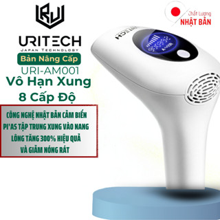 Máy Triệt Lông Vĩnh Viễn Cầm Tay Tại Nhà URI-AM001 công nghệ triệt PlAS IPL 2022 kèm cảm biến tia IPL tới chân lông