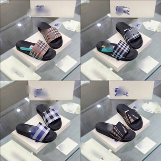 Dép lê quai ngang hàng  - dép lê kẻ sọc full box [ ảnh + video tại Monaco Shop]