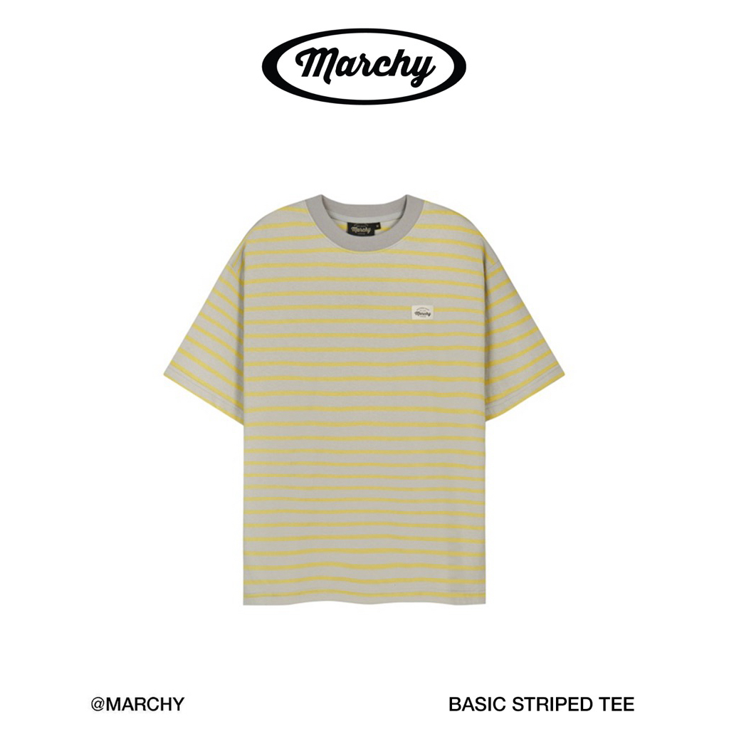 MARCHY - Basic Striped Tee - Áo thun kẻ sọc
