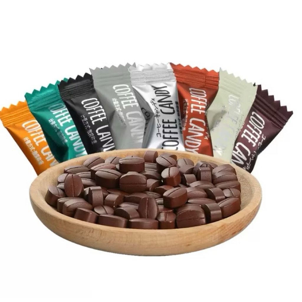 [ Loại 1 ] Kẹo Cà Phê Coffee Candy Đài Loan - Kẹo Cafe Không Đường - Kẹo Ăn Kiêng