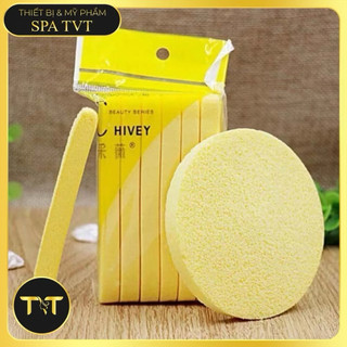 bông mút rửa mặt túi 12 miếng của nhật bản dùng cực thích.
