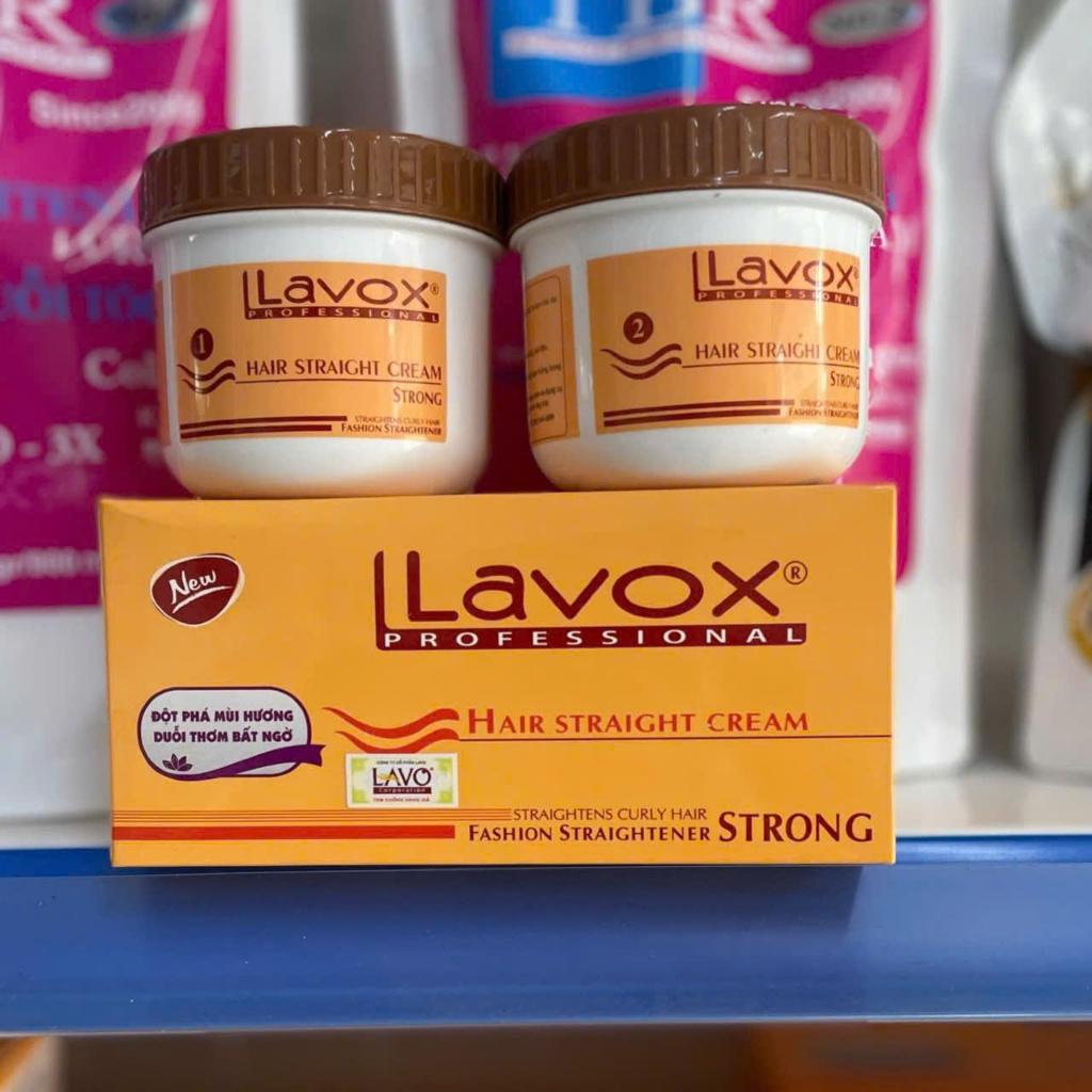 Thuốc duỗi tóc phục hồi Lavox Nano Complex thế hệ mới 150mlx2