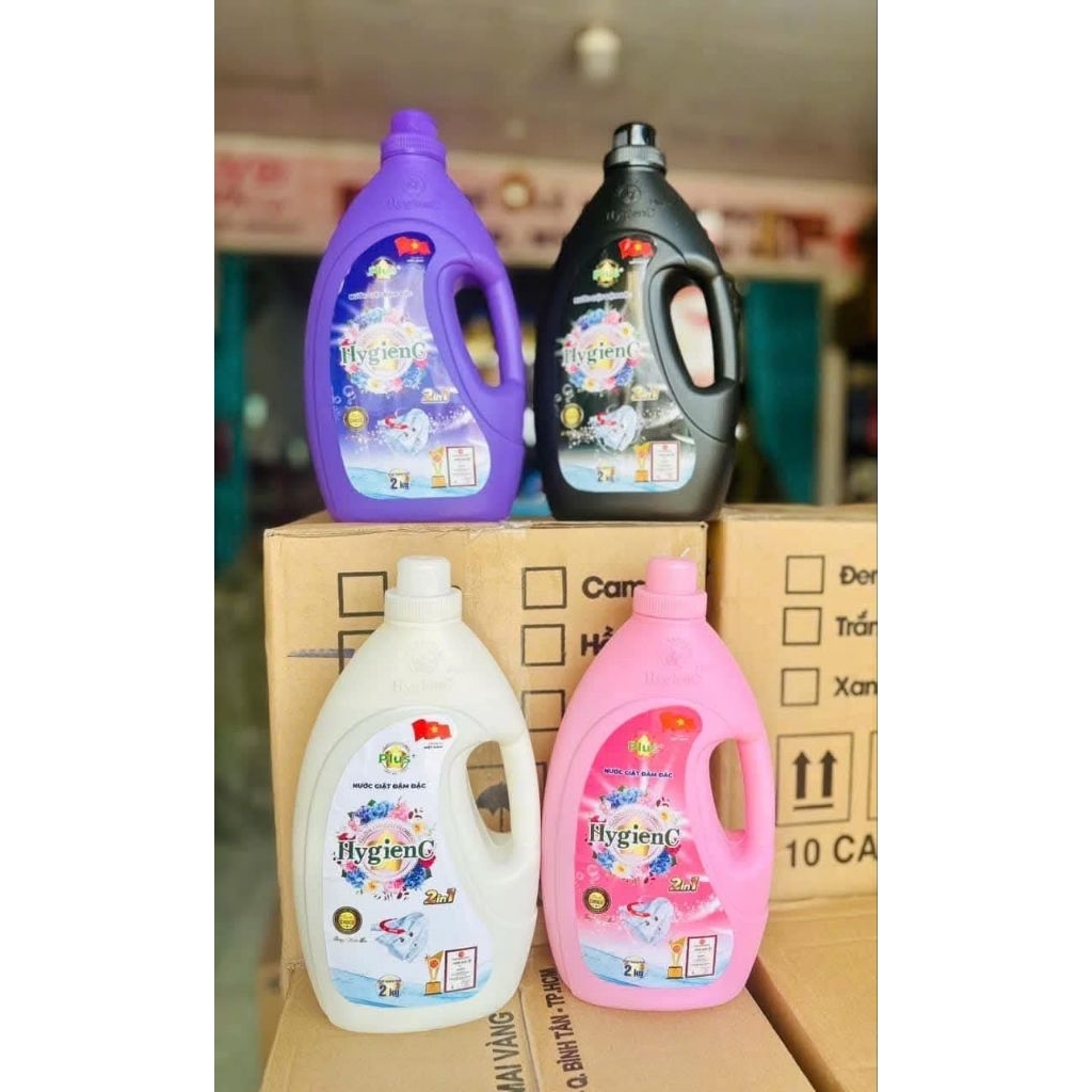 Nước giặt xả vải đậm đặc Hygiene plus 2000ml