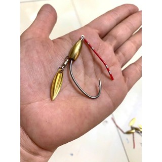 Lưỡi Móc Nhái Thật Câu Lure Chất Liệu Thép Trắng Cao Cấp