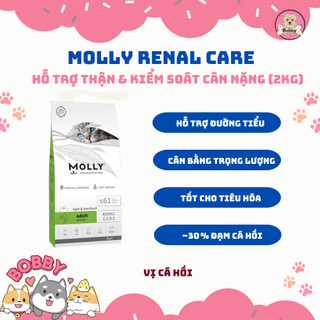  💧 CHIẾT LẺ 1KG  Hạt Molly Renal – Hỗ trợ thận & tốt cho mèo lười uống nước 