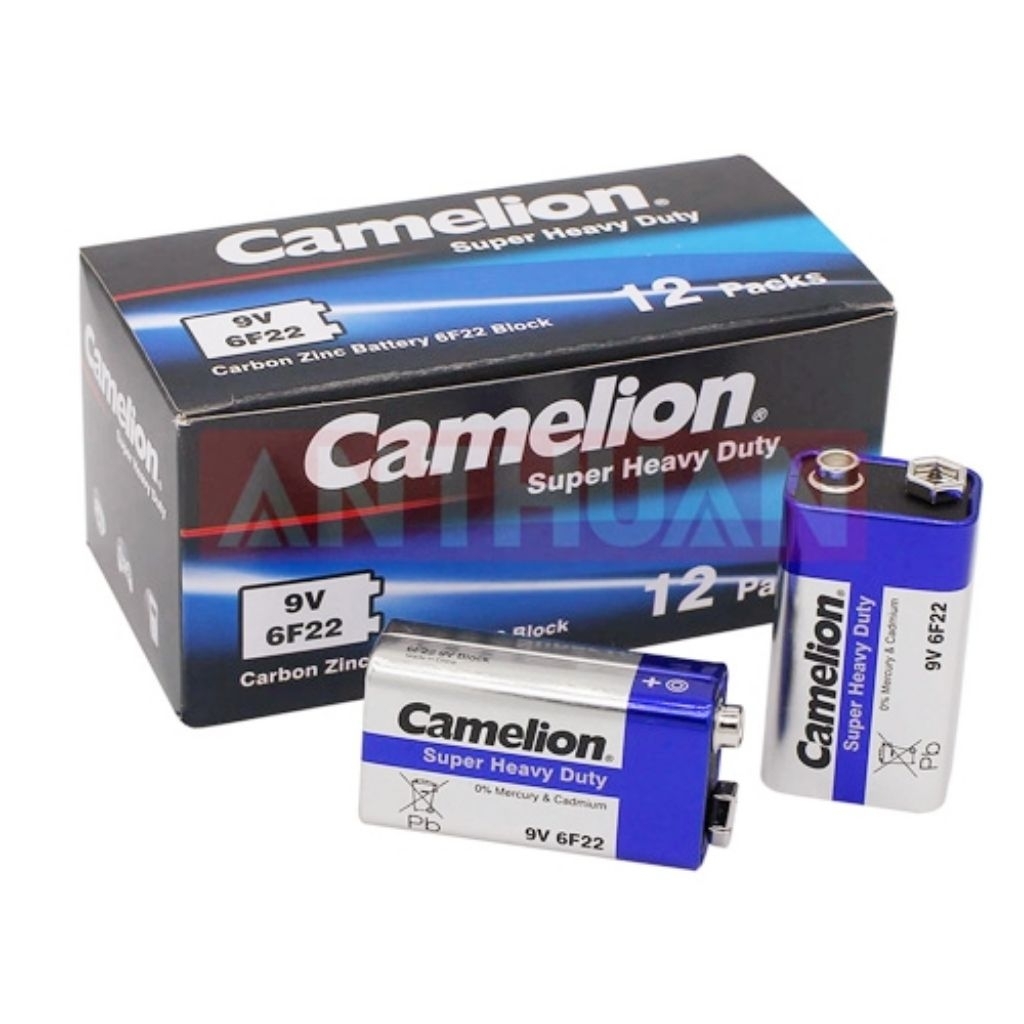Hộp 12 Viên Pin 9V CAMELION
