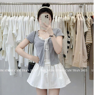 Áo thun nữ ngắn tay dáng ôm, Áo baby tee vải cotton co giãn mềm mát ACT13 Her Trends