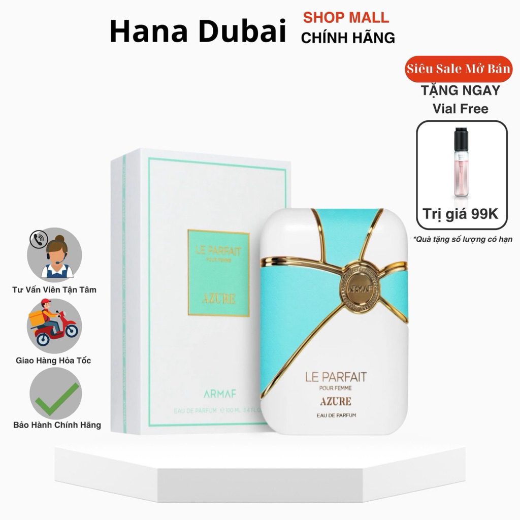 Nước Hoa Chính Hãng Armaf Le Parfait Azure Pour Femme EDP
