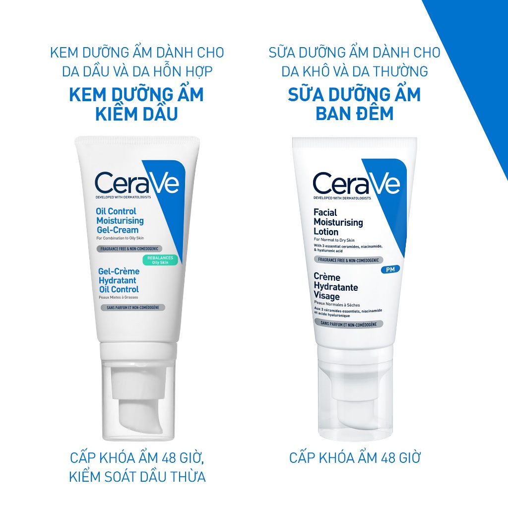 Gel dưỡng ẩm kiềm dầu 8H CeraVe Oil Control Gel-cream 52ml | BigBuy360 - bigbuy360.vn