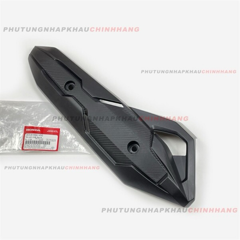 Ốp pô AB 125 2016 – 2019, Tấm cách nhiệt ống xả Che pô Pát pô Air Blade 125 2017 2018