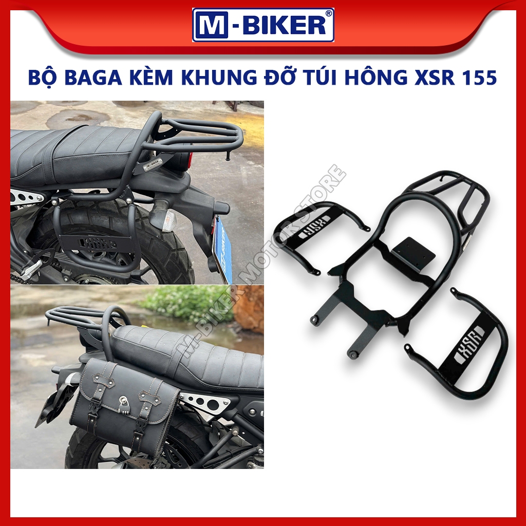 Baga XSR 155, Khung túi hông XSR 155, Bộ baga kèm khung túi hông Yamaha XSR 155
