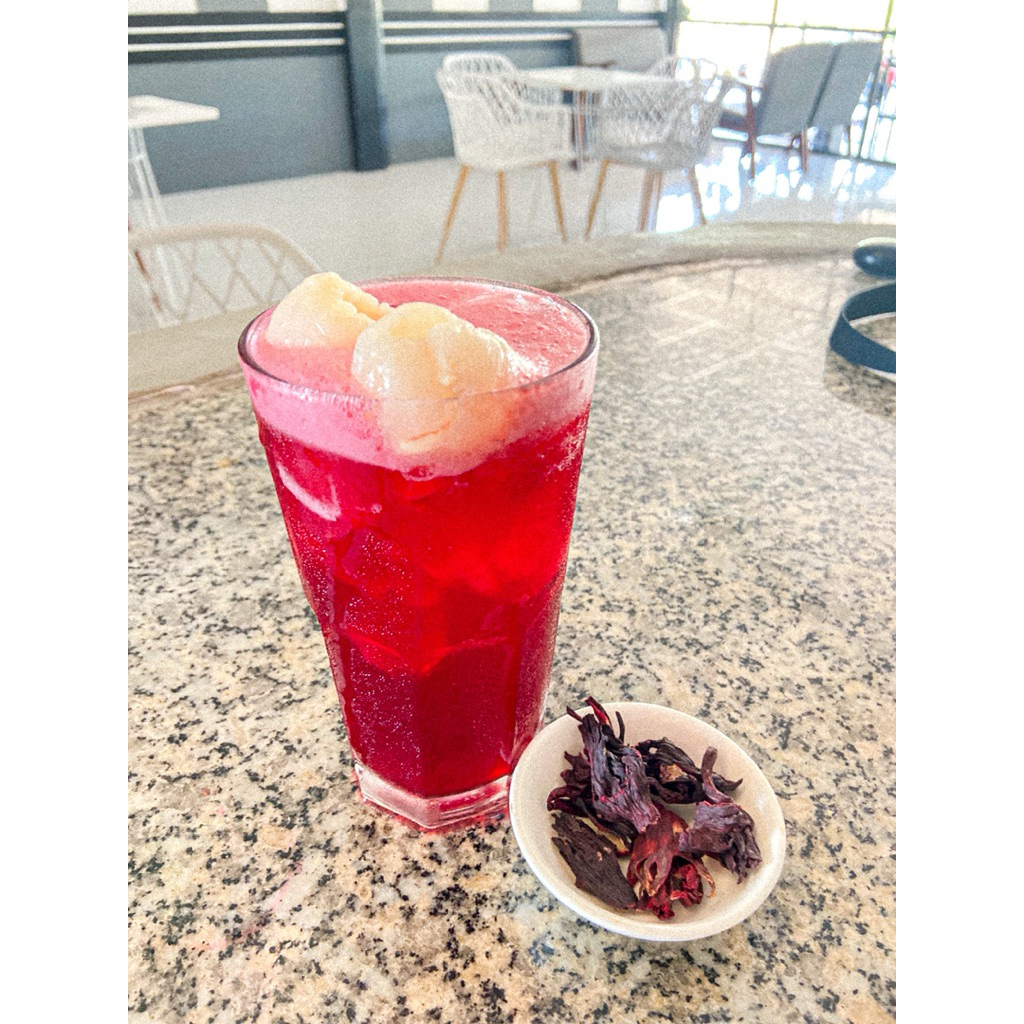 Hoa atiso đỏ khô nhà trồng