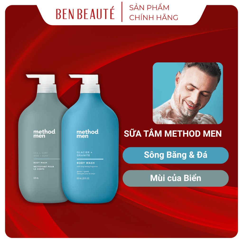 Sữa Tắm Method Men Body Organic 828ml