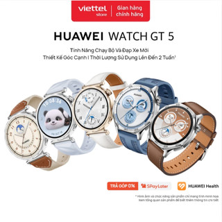  Đồng Hồ Thông Minh HUAWEI WATCH GT5 46mm Chính Hãng| Tính Năng Chạy Bộ Đạp Xe Mới| Thiết Kế Góc Cạnh| Thời Lượng 2 Tuần 