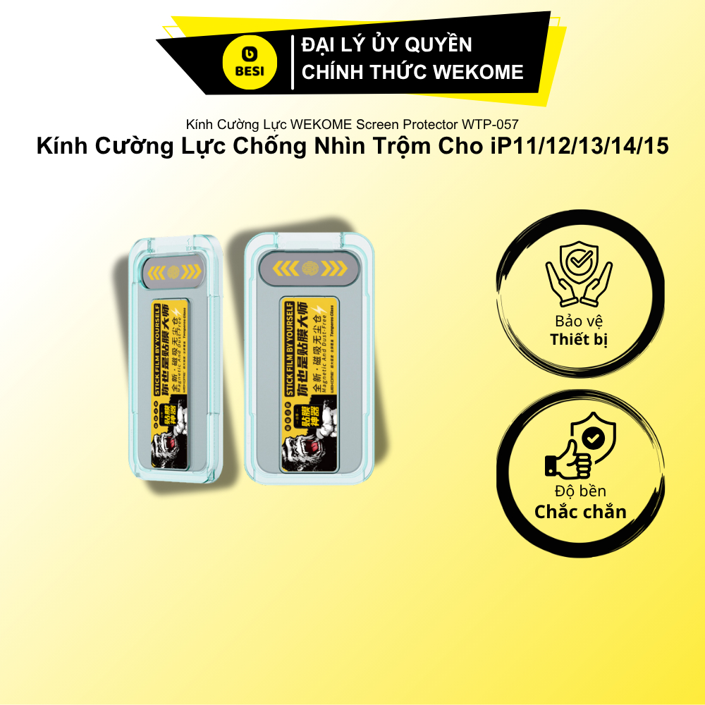 Kính Cường Lực WEKOME Screen Protector WTP-057