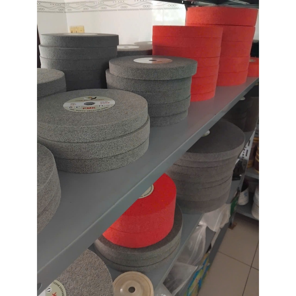 Nỉ đánh bóng pmk 200x50x16mm(8x2")(bánh nỉ xám)