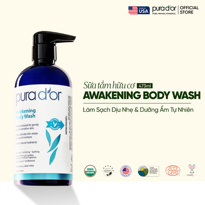 [GWP] Sữa Tắm Pura D'or Awakening Body Wash Giúp Làm Sạch & Dưỡng Ẩm 473ml