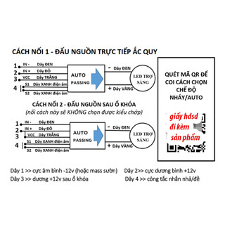 Mạch Smart Auto Passing (SAP) with Relay cho đèn trợ sáng