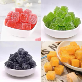  Kẹo Dẻo vị Trái Cây: Kẹo Bười Kẹo Xoài Kẹo Táo Kẹo Mâm Xôi 