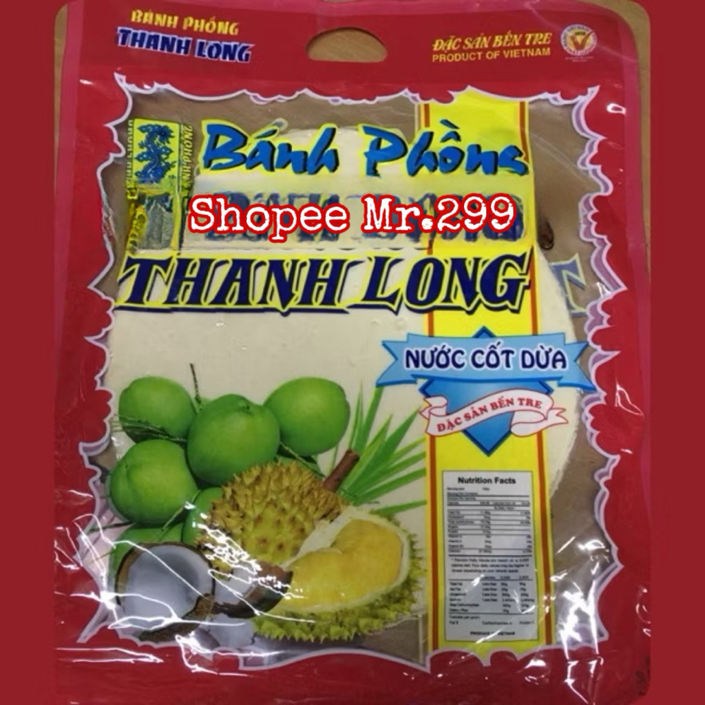 Bánh phồng [sữa, lá dứa]Thanh Long 10 bánh [date mới]