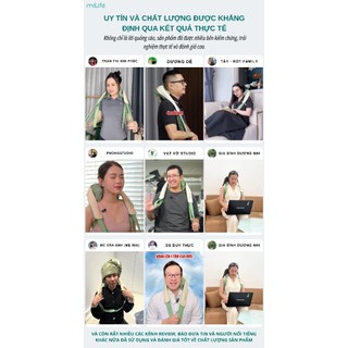 Gối massage cổ vai gáy miLife M7