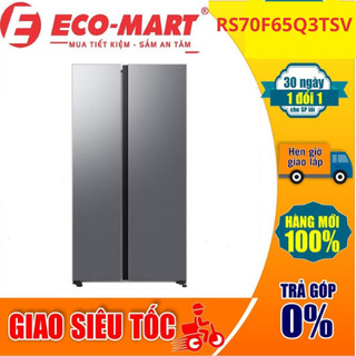 Tủ lạnh Samsung Inverter 655 lít Side By Side RS70F65Q3TSV ( Giao vs lắp đặt miễn phí tại nhà )