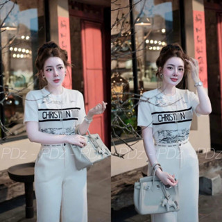 Áo len chữ cộc tay hoạ tiết new, Áo Thun chất len Siêu mềm mịn TP06