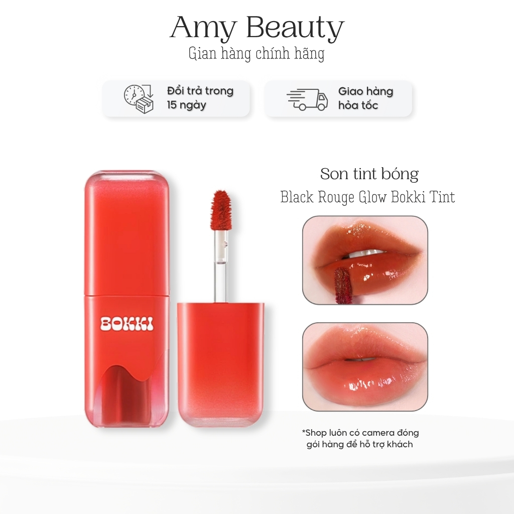 Son Tint Bóng Black Rouge Glow Bokki Tint