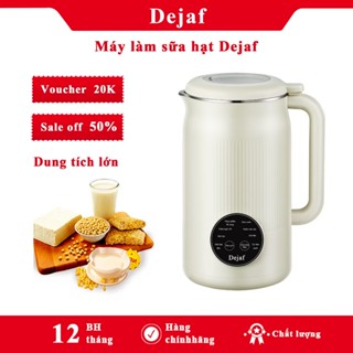 Máy Làm Sữa Hạt Dejaf Full Tiếng Việt  Xay Và Nấu Chín Trực Tiếp Giảm Tiếng Ồn 1200ml BHCH 12 Tháng