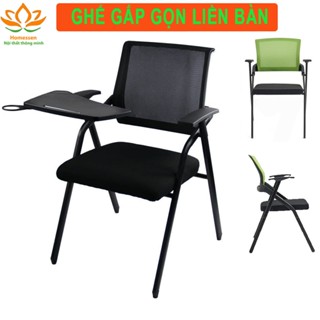 Ghế liền bàn gấp gọn thông minh cho phòng đào tạo họp hội trường, Ghế xếp gọn thông minh cho học sinh nhân viên