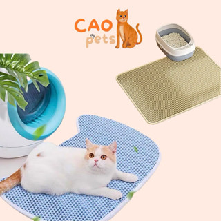 Thảm hứng cát mèo cho nhà vệ sinh khay chậu cát mèo cỡ vừa to nhỏ 30x30 45x30 58x37 50x40 60x45 75x55 90x60_ BPP......................