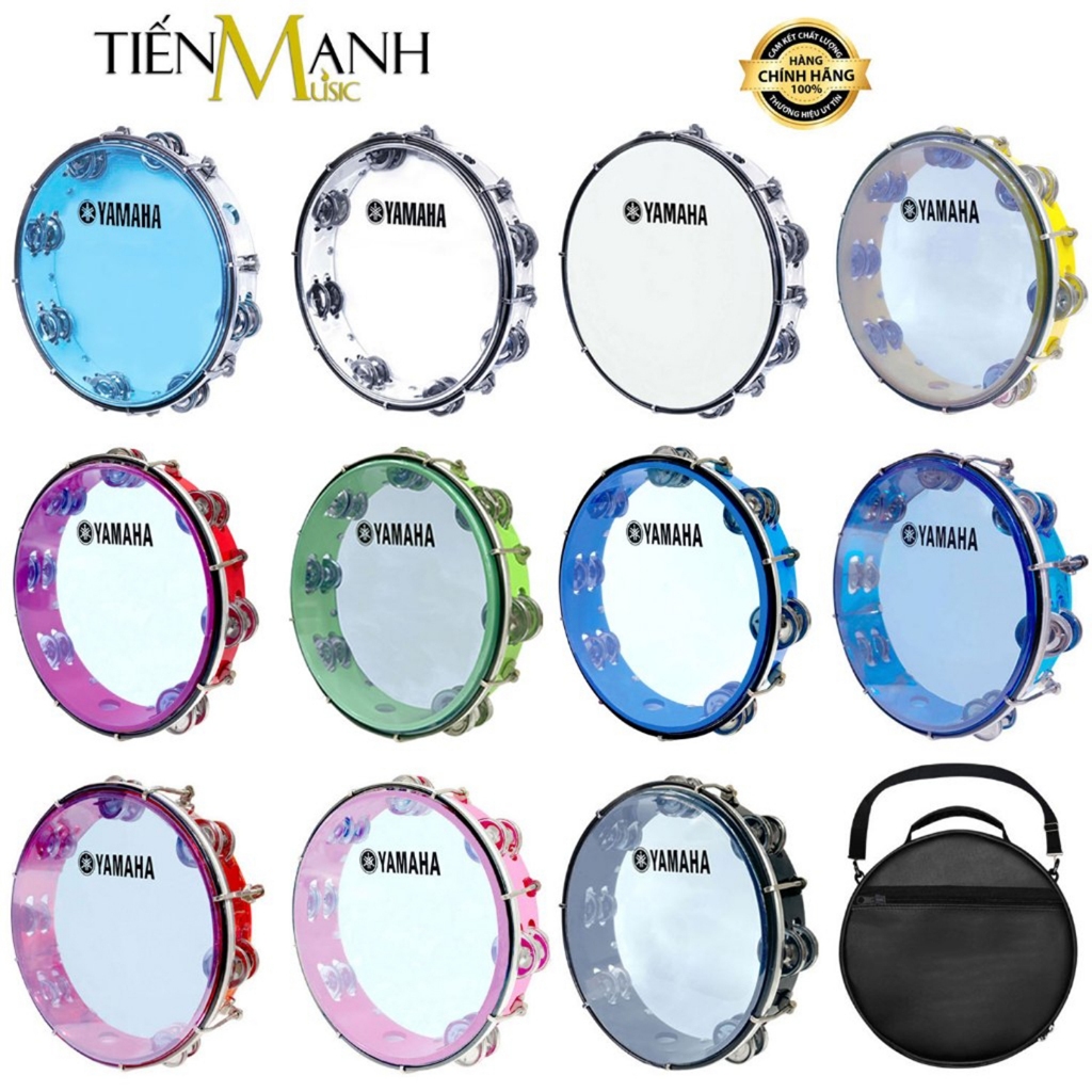[Khoá Lục Giác] Trống Gõ Bo Yamaha Và Bao Đựng Lục Lạc Tambourine Lắc Tay Chơi Nhạc Chế Gõ Po Xipo