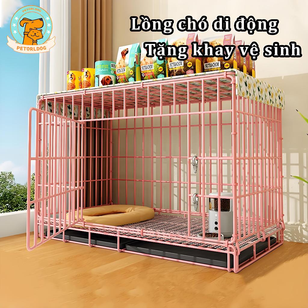  🐶Petorldog😽 Lồng chó gấp gọn đa năng Chuồng Chó Di Động Chuồng Mèo Tặng khay  GIẢM 45% + COD  