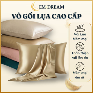 Vỏ Gối Ôm Gối Nằm Lụa Phi Bóng Cao Cấp Mềm Mịn Mát Lạnh Lụa Không Nhăn Không Sù Lông Bảo Vệ Da