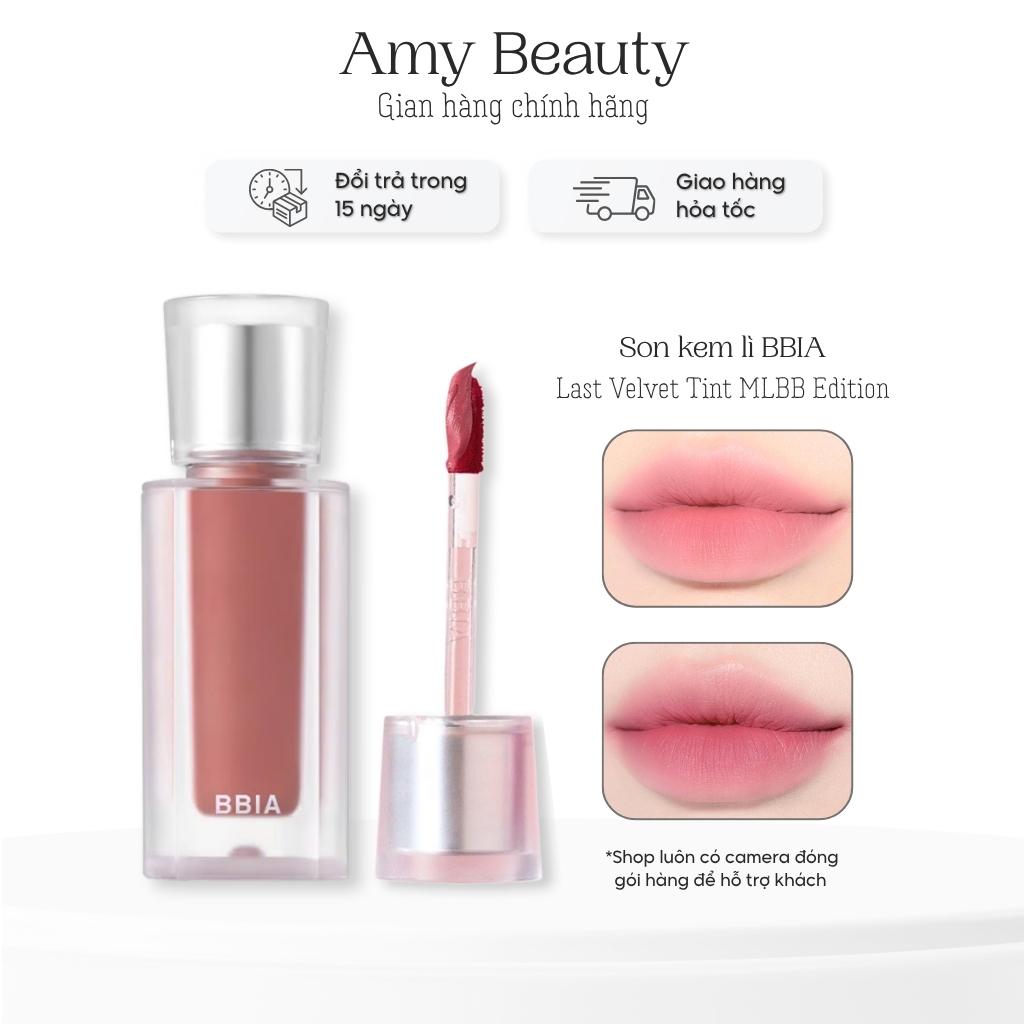 Son kem lì BBIA Last Velvet Tint MLBB Edition