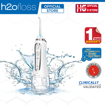 Máy Tăm Nước Cầm Tay H2oFloss HF6P | Dung Tích Bình Chứa 300ml - Tia nước Micro sạch X4 lần