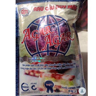  Lốc 500gram Bột Rau Câu Giòn Duy Mai  Bao Bì Màu Xanh  