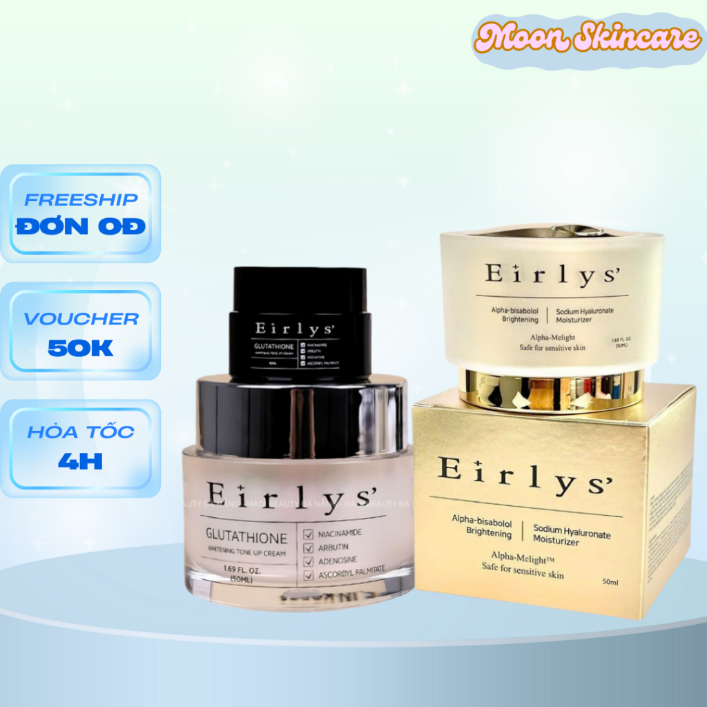 Kem Dưỡng Eirlys' Glutathione Mờ Thâm Nám, Tàn Nhang