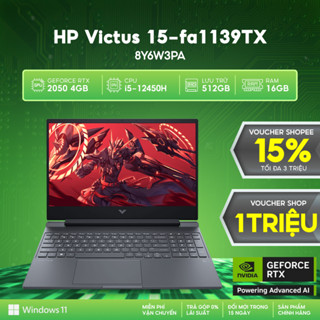 Laptop HP Victus 15-fa1139TX 8Y6W3PA i5-12450H | GeForce RTXTM 2050 4GB | 16GB | 512GB | 15.6' FHD 144Hz