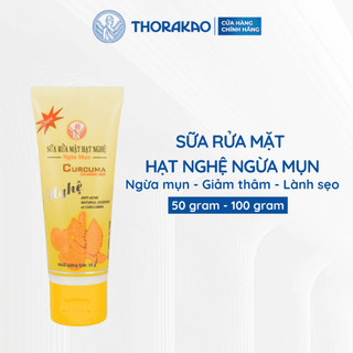 SỮA RỬA MẶT HẠT NGHỆ NGỪA MỤN THORAKAO 100g