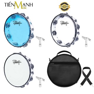  Khóa Lục Lăng  Trống Gõ Bo Lắc Tay Và Bao Đựng Lục Lạc Tambourine Tony Viền Đen Chơi Nhạc Chế Gõ Po Xipo 