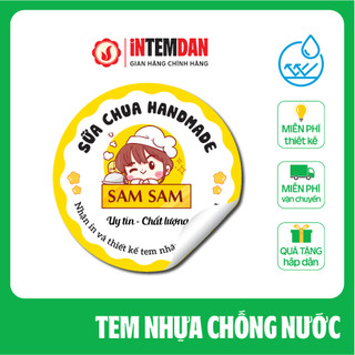 Tem Nhựa PP Chống Nước VINH LIEN in Sticker Nhãn Dán Khổ A3 Theo Yêu Cầu