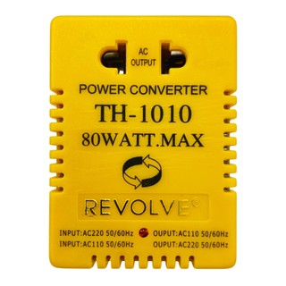 Adapter đổi điện 220V <==>110V Revolve TH-1010, 80 Watt
