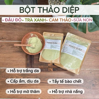 Bột Thảo Diệp mix 4 loại bột: Đậu đỏ + trà xanh+ cam thảo + sữa non 250g/500g
