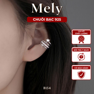  Bông tai đeo vành tai hình ngôi sao  tam giác cá tính hiện đại dành cho nam nữ - Mely 1365 
